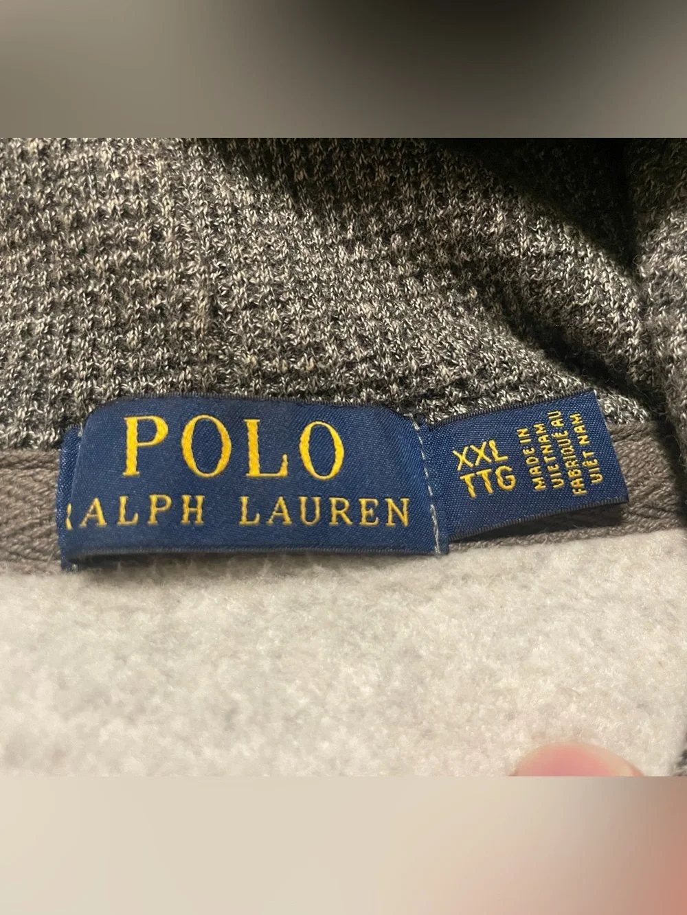 Polo Ralph Lauren Gray Track Suit Men’s XXL Zip Up Sweatshirt Jogger Pants